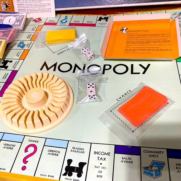 MONOPOLY VT 1961 ANNIVERSARY EDITION REAL ESTATE TRADING GAME PARKER BROTHERS - Picture 2 of 13